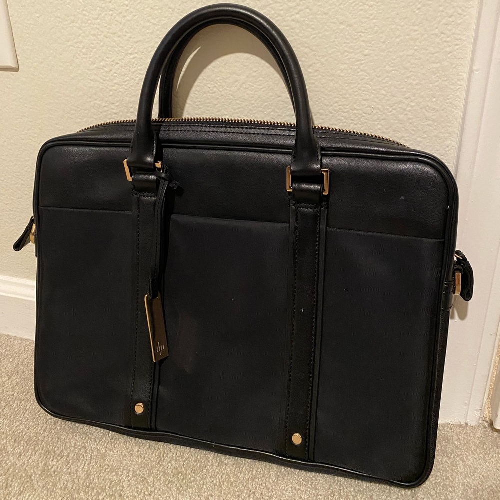 HP Leather Laptop Bag